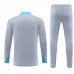 Club Atlético de Madrid Tute Felpe da Allenamento Bambino 2024/25 - 1-4 Zip Grigio