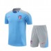 Club Atlético de Madrid Tute Maglia da Allenamento Bambino 2024/25 - Shorts Blu