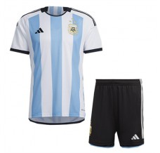 Coppa del mondo 2022 Maglia Argentina Bambino Divisa Prima
