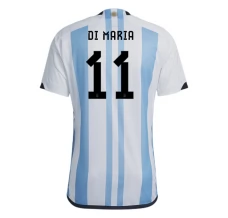 Coppa del mondo 2022 Maglia Argentina Di María 11 Divisa Prima