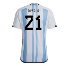 Coppa del mondo 2022 Maglia Argentina Dybala 21 Divisa Prima