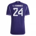 Coppa del mondo 2022 Maglia Argentina E.Fernandez 24 Divisa Trasferta