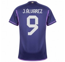 Coppa del mondo 2022 Maglia Argentina J.Alvarez 9 Divisa Trasferta
