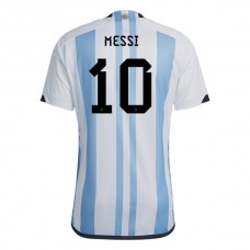 Coppa del mondo 2022 Maglia Argentina Messi 10 Divisa Prima