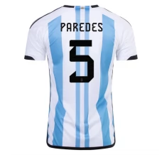 Coppa del mondo 2022 Maglia Argentina Paredes 5 Divisa Prima