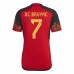 Coppa del mondo 2022 Maglia Belgio De Bruyne 7 Divisa Prima
