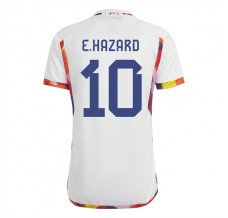 Coppa del mondo 2022 Maglia Belgio Hazard 10 Divisa Trasferta