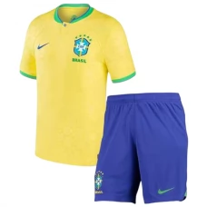 Coppa del mondo 2022 Maglia Brasile Bambino Divisa Prima Coppa del mondo 2022 Maglia Brasile Bambino Divisa Prima