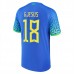 Coppa del mondo 2022 Maglia Brasile G.Jesus 18 Divisa Trasferta