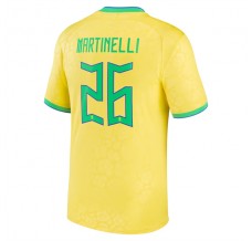 Coppa del mondo 2022 Maglia Brasile Martinelli 26 Divisa Prima