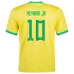 Coppa del mondo 2022 Maglia Brasile Neymar Jr 10 Divisa Prima