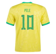 Coppa del mondo 2022 Maglia Brasile Pele 10 Divisa Prima