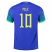 Coppa del mondo 2022 Maglia Brasile Pele 10 Divisa Trasferta