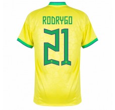 Coppa del mondo 2022 Maglia Brasile Rodrigo 21 Divisa Prima