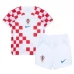 Coppa del mondo 2022 Maglia Croazia Bambino Divisa Prima