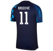 Coppa del mondo 2022 Maglia Croazia Brozovic 11 Divisa Trasferta
