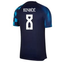 Coppa del mondo 2022 Maglia Croazia Kovacic 8 Divisa Trasferta