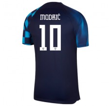 Coppa del mondo 2022 Maglia Croazia Modrić 10 Divisa Trasferta