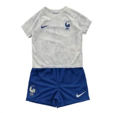 Coppa del mondo 2022 Maglia Francia Bambino Divisa Trasferta