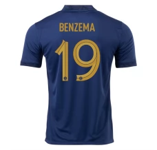 Coppa del mondo 2022 Maglia Francia Benzema 19 Divisa Prima