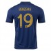 Coppa del mondo 2022 Maglia Francia Benzema 19 Divisa Prima