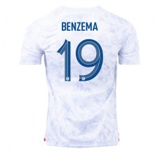 Coppa del mondo 2022 Maglia Francia Benzema 19 Divisa Trasferta