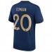 Coppa del mondo 2022 Maglia Francia Coman 20 Divisa Prima