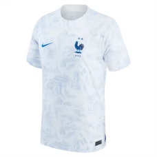 Coppa del mondo 2022 Maglia Francia Divisa Trasferta