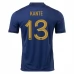 Coppa del mondo 2022 Maglia Francia Kanté 13 Divisa Prima