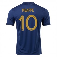 Coppa del mondo 2022 Maglia Francia Mbappé 10 Divisa Prima