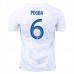 Coppa del mondo 2022 Maglia Francia Pogba 6 Divisa Trasferta