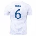Coppa del mondo 2022 Maglia Francia Pogba 6 Divisa Trasferta
