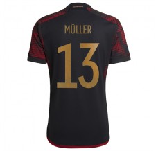Coppa del mondo 2022 Maglia Germania Müller 13 Divisa Trasferta