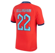 Coppa del mondo 2022 Maglia Inghilterra Bellingham 22 Divisa Trasferta
