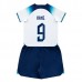 Coppa del mondo 2022 Maglia Inghilterra Kane 9 Bambino Divisa Prima
