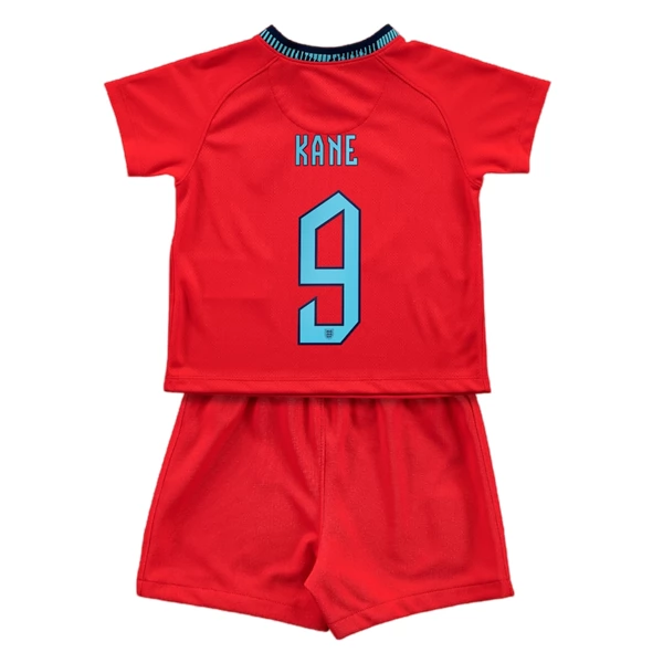 Coppa del mondo 2022 Maglia Inghilterra Kane 9 Bambino Divisa Trasferta Coppa del mondo 2022 Maglia Inghilterra Kane 9 Bambino Divisa Trasferta