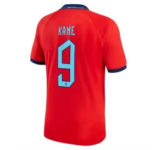 Coppa del mondo 2022 Maglia Inghilterra Kane 9 Divisa Trasferta