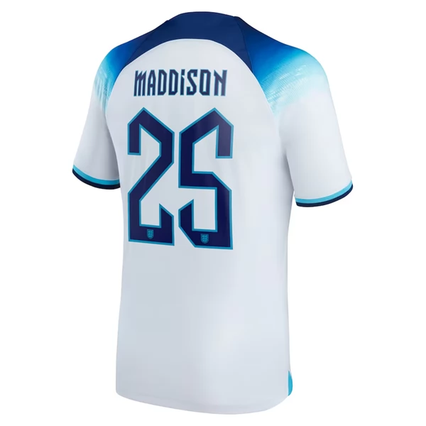 Coppa del mondo 2022 Maglia Inghilterra Maddison 25 Divisa Prima Coppa del mondo 2022 Maglia Inghilterra Maddison 25 Divisa Prima