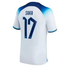Coppa del mondo 2022 Maglia Inghilterra Saka 17 Divisa Prima