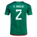 Coppa del mondo 2022 Maglia Messico N. Araujo 2 Divisa Prima
