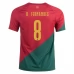 Coppa del mondo 2022 Maglia Portogallo B.Fernandes 8 Divisa Prima