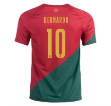Coppa del mondo 2022 Maglia Portogallo Bernardo 10 Divisa Prima