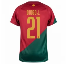 Coppa del mondo 2022 Maglia Portogallo Diogo J. 21 Divisa Prima