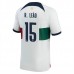 Coppa del mondo 2022 Maglia Portogallo R.Leao 15 Divisa Trasferta
