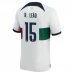 Coppa del mondo 2022 Maglia Portogallo R.Leao 15 Divisa Trasferta