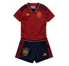 Coppa del mondo 2022 Maglia Spagna Bambino Divisa Prima