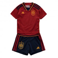 Coppa del mondo 2022 Maglia Spagna Bambino Divisa Prima