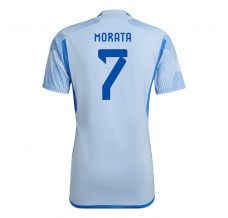 Coppa del mondo 2022 Maglia Spagna Morata 7 Divisa Trasferta