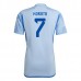 Coppa del mondo 2022 Maglia Spagna Morata 7 Divisa Trasferta