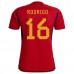 Coppa del mondo 2022 Maglia Spagna Rodrigo 16 Divisa Prima
